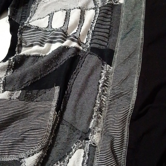 Frank Layman grungy, goth tunic shirt women  size 14 - Picture 2 of 4